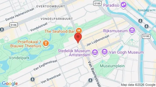 Apartments for rent i Amsterdam Oud-Zuid - kort over placeringen