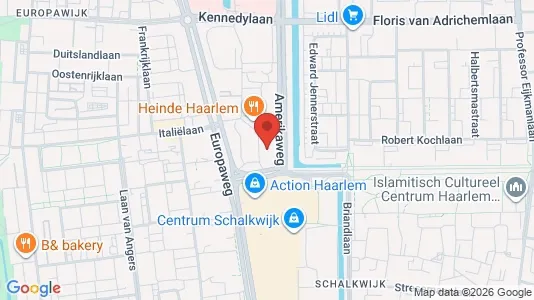 Apartments for rent i Haarlem - kort over placeringen