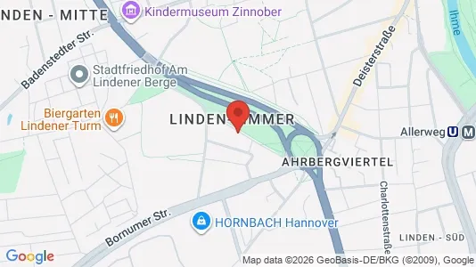 Apartments for rent i Hannover - kort over placeringen