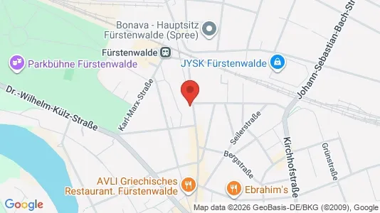 Apartments for rent i Oder-Spree - kort over placeringen