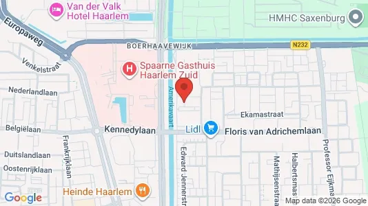 Apartments for rent i Haarlem - kort over placeringen
