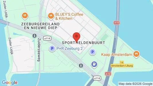 Apartments for rent i Amsterdam Zeeburg - kort over placeringen