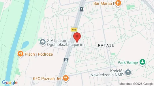 Apartments for rent i Poznań - kort over placeringen