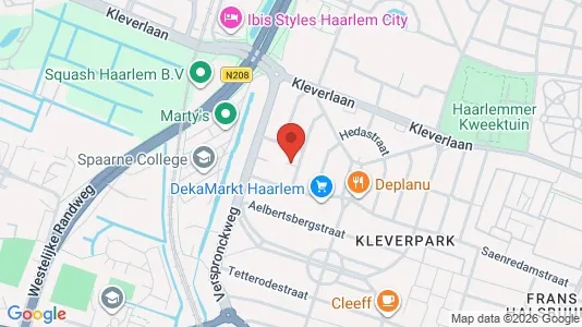 Apartments for rent i Haarlem - kort over placeringen
