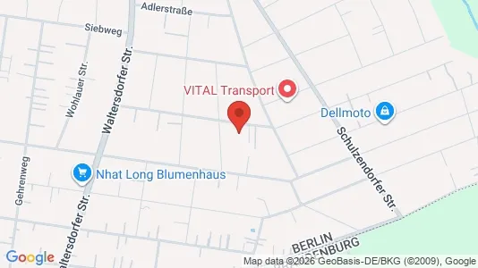 Apartments for rent i Berlin Treptow-Köpenick - kort over placeringen