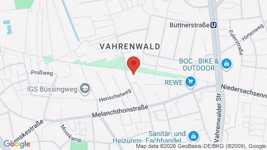 Apartments for rent i Hannover - kort over placeringen