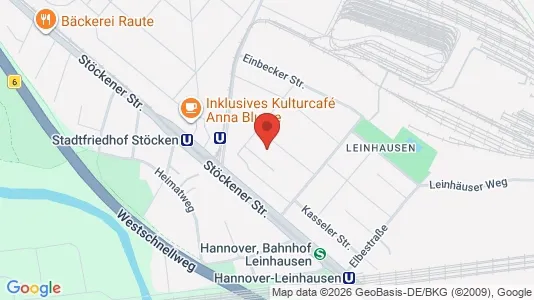 Apartments for rent i Hannover - kort over placeringen