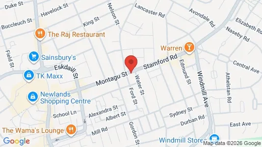 Apartments for rent i Kettering - Northamptonshire - kort over placeringen