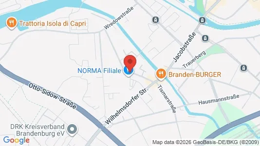 Apartments for rent i Brandenburg an der Havel - kort over placeringen