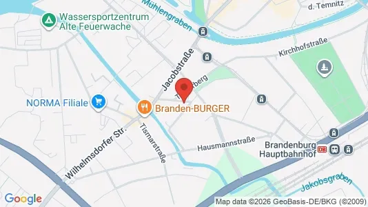 Apartments for rent i Brandenburg an der Havel - kort over placeringen
