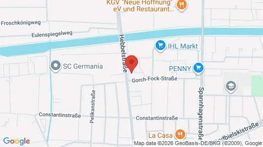 Apartments for rent i Hannover - kort over placeringen