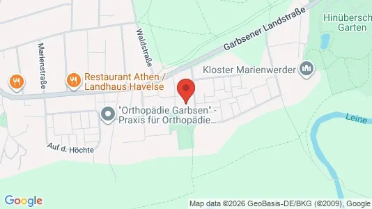 Apartments for rent i Hannover - kort over placeringen
