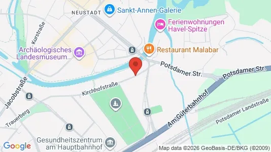 Apartments for rent i Brandenburg an der Havel - kort over placeringen