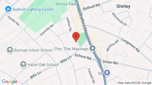 Apartments for rent i Birmingham - West Midlands - kort over placeringen