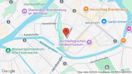 Apartments for rent i Brandenburg an der Havel - kort over placeringen