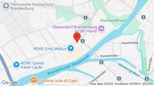 Apartments for rent i Brandenburg an der Havel - kort over placeringen