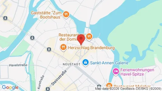 Apartments for rent i Brandenburg an der Havel - kort over placeringen