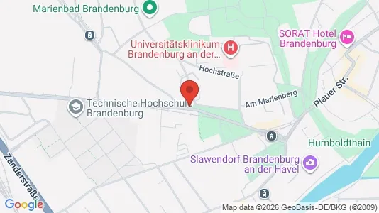 Apartments for rent i Brandenburg an der Havel - kort over placeringen