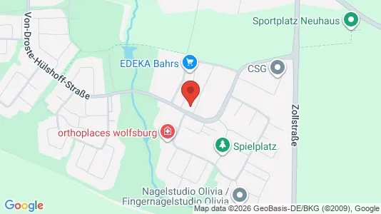 Apartments for rent i Wolfsburg - kort over placeringen