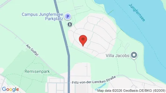 Apartments for rent i Potsdam - kort over placeringen