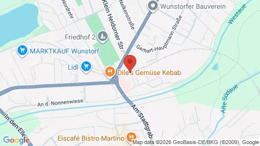 Apartments for rent i Hannover - kort over placeringen