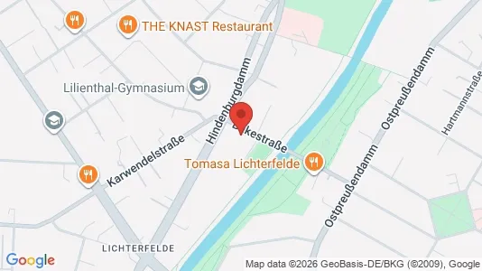 Apartments for rent i Berlin Steglitz-Zehlendorf - kort over placeringen