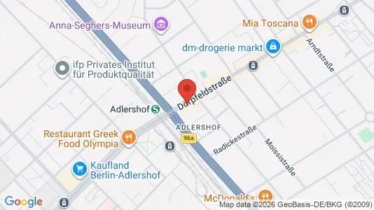 Apartments for rent i Berlin Treptow-Köpenick - kort over placeringen