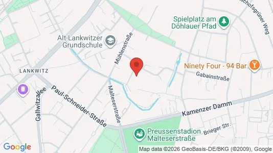 Apartments for rent i Berlin Steglitz-Zehlendorf - kort over placeringen