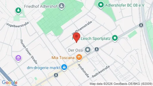 Apartments for rent i Berlin Treptow-Köpenick - kort over placeringen