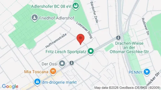 Apartments for rent i Berlin Treptow-Köpenick - kort over placeringen