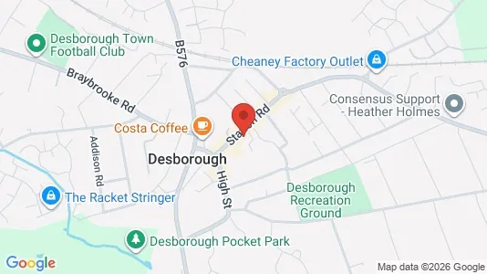 Apartments for rent i Kettering - Northamptonshire - kort over placeringen