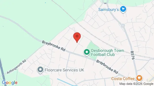 Apartments for rent i Kettering - Northamptonshire - kort over placeringen
