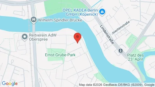 Apartments for rent i Berlin Treptow-Köpenick - kort over placeringen