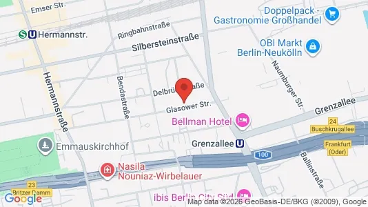 Apartments for rent i Berlin Neukölln - kort over placeringen