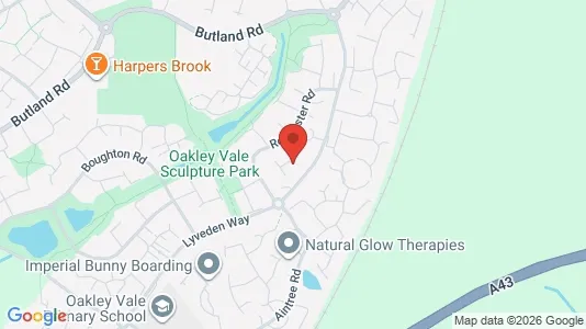 Apartments for rent i Corby - Northamptonshire - kort over placeringen