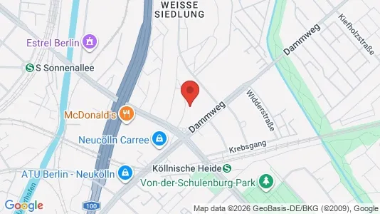 Apartments for rent i Berlin Neukölln - kort over placeringen