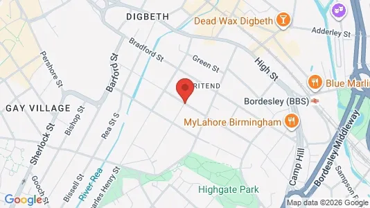 Apartments for rent i Birmingham - West Midlands - kort over placeringen