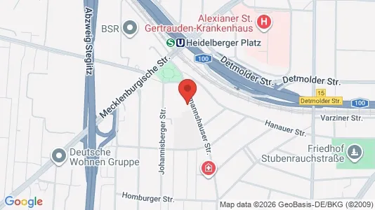 Apartments for rent i Berlin Charlottenburg-Wilmersdorf - kort over placeringen