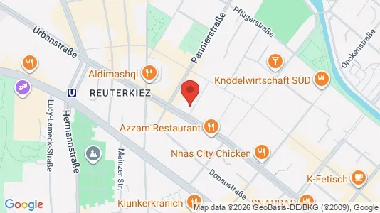 Apartments for rent i Berlin Neukölln - kort over placeringen