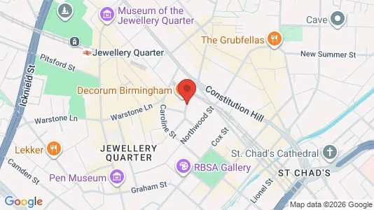 Apartments for rent i Birmingham - West Midlands - kort over placeringen