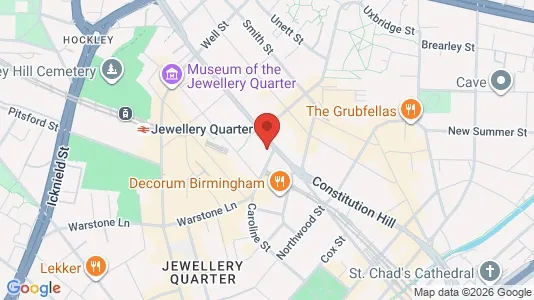 Apartments for rent i Birmingham - West Midlands - kort over placeringen