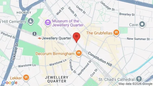 Apartments for rent i Birmingham - West Midlands - kort over placeringen