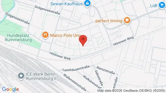 Apartments for rent i Berlin Lichtenberg - kort over placeringen