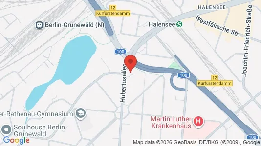 Apartments for rent i Berlin Charlottenburg-Wilmersdorf - kort over placeringen