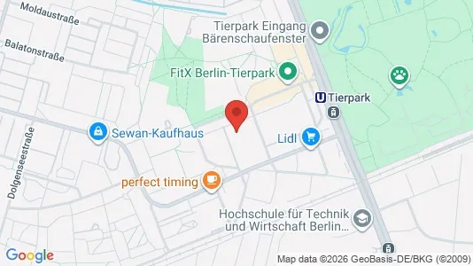Apartments for rent i Berlin Lichtenberg - kort over placeringen