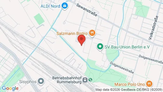 Apartments for rent i Berlin Lichtenberg - kort over placeringen
