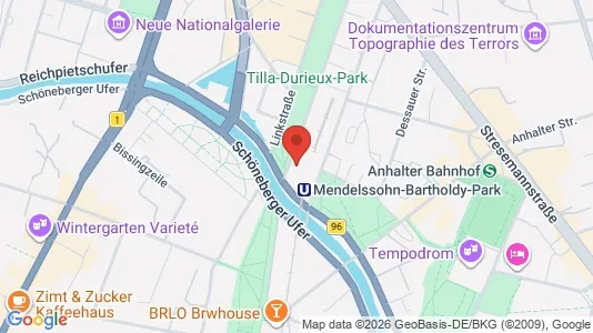 Apartments for rent i Berlin Mitte - kort over placeringen