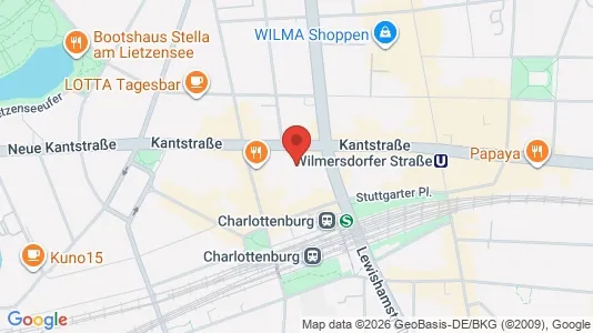 Apartments for rent i Berlin Charlottenburg-Wilmersdorf - kort over placeringen