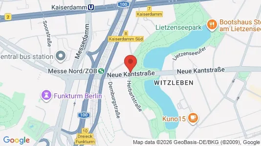 Apartments for rent i Berlin Charlottenburg-Wilmersdorf - kort over placeringen