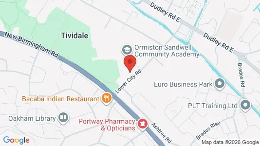 Apartments for rent i Oldbury - West Midlands - kort over placeringen
